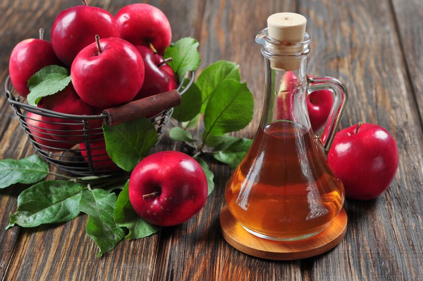 Vinaigre de cidre de pomme à partir de varices