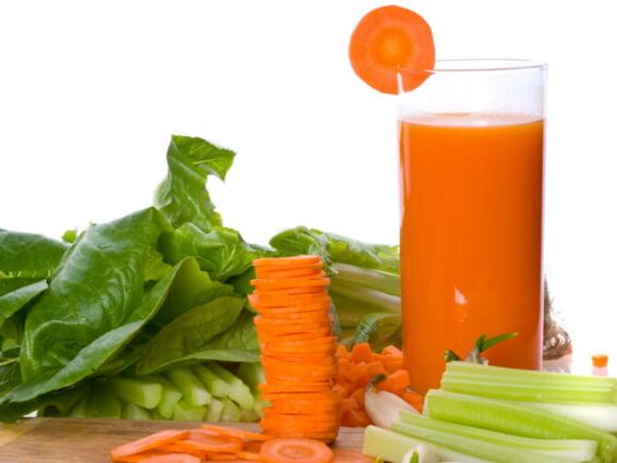 Les jus fraîchement pressés de varices